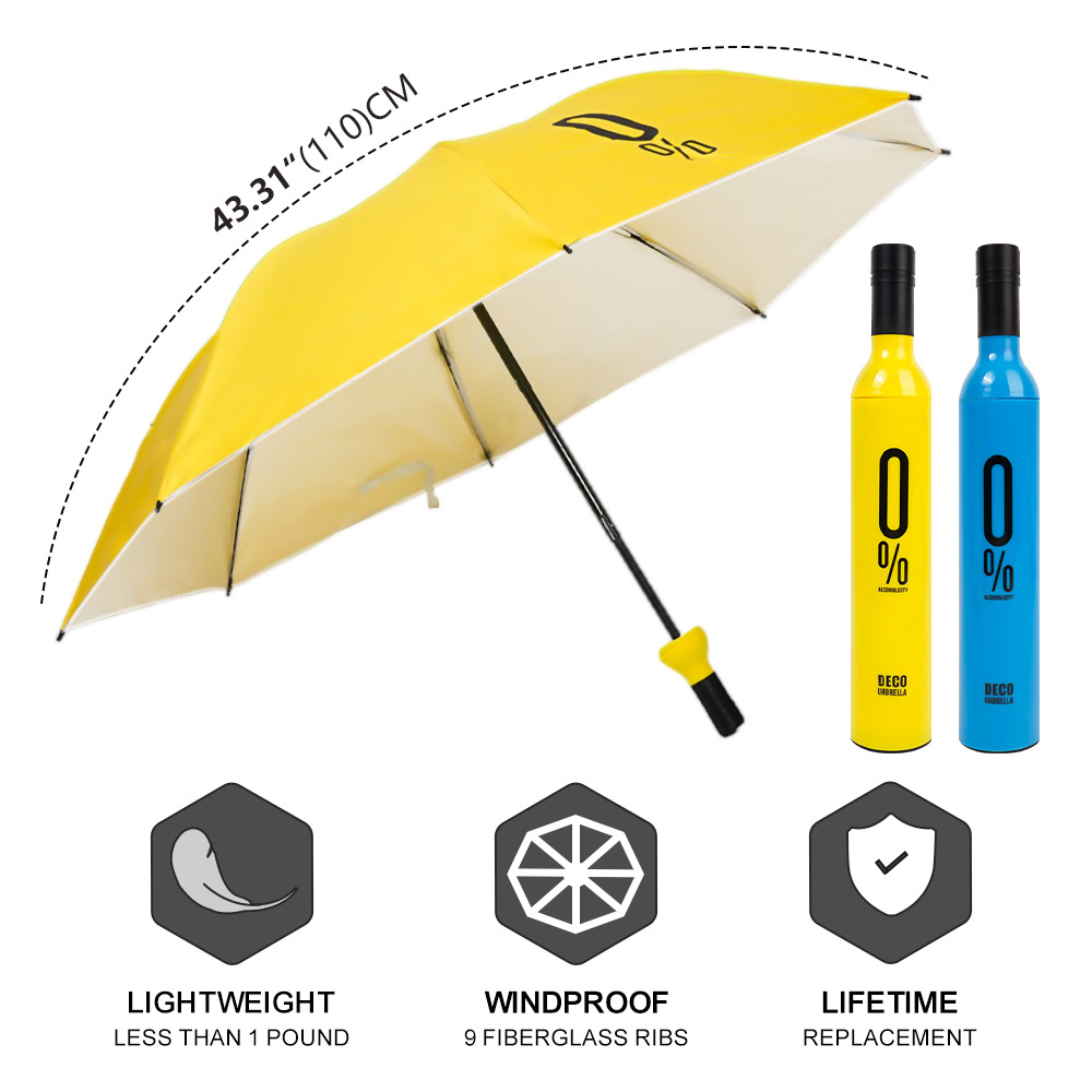 Factory Sale 16-ribs Simple Plain Men's Business Gift Wooden Handle 3 Automatic Folding mini Umbrellas with Logo