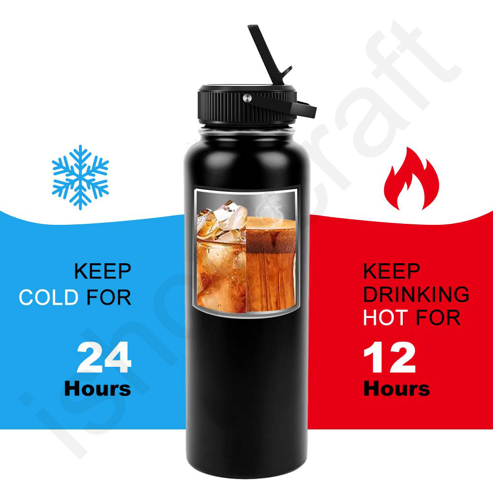 Eco-Friendly Metal Water Bottle Custom Wholesale Thermal Flask Vacuum Water Bottle with Logo