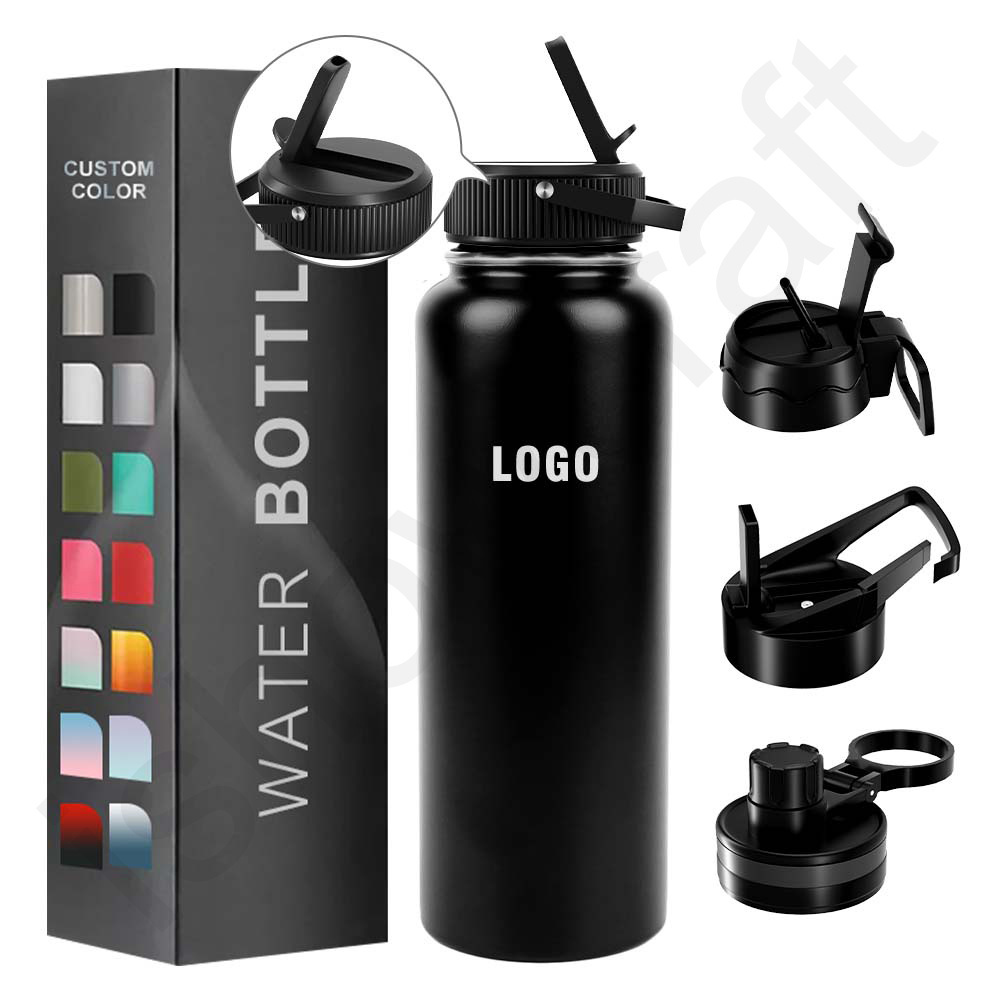 Eco-Friendly Metal Water Bottle Custom Wholesale Thermal Flask Vacuum Water Bottle with Logo