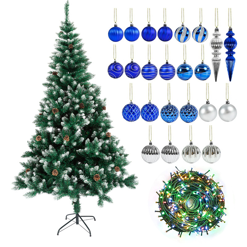 7ft Luxury Christmas Tree with LED Lights 8 Feet Pe Artificial Christmas Trees Suppliers