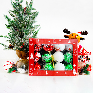 Christmas Ball Ornaments for Christmas Tree -12/24 Pieces Shatterproof Plastic Christmas Ball Ornaments with Hanging Loop