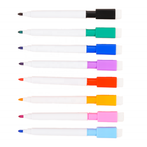 Colorful High Durability Magnetic Markers Refill Ink Whiteboard Marker Pen With Eraser For Whiteboard