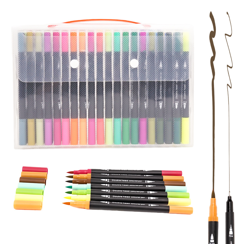 Children'S Drawing 60/80/168/204/262 Colors Colorful Paint Maker Pens Art Makers With Display Rack