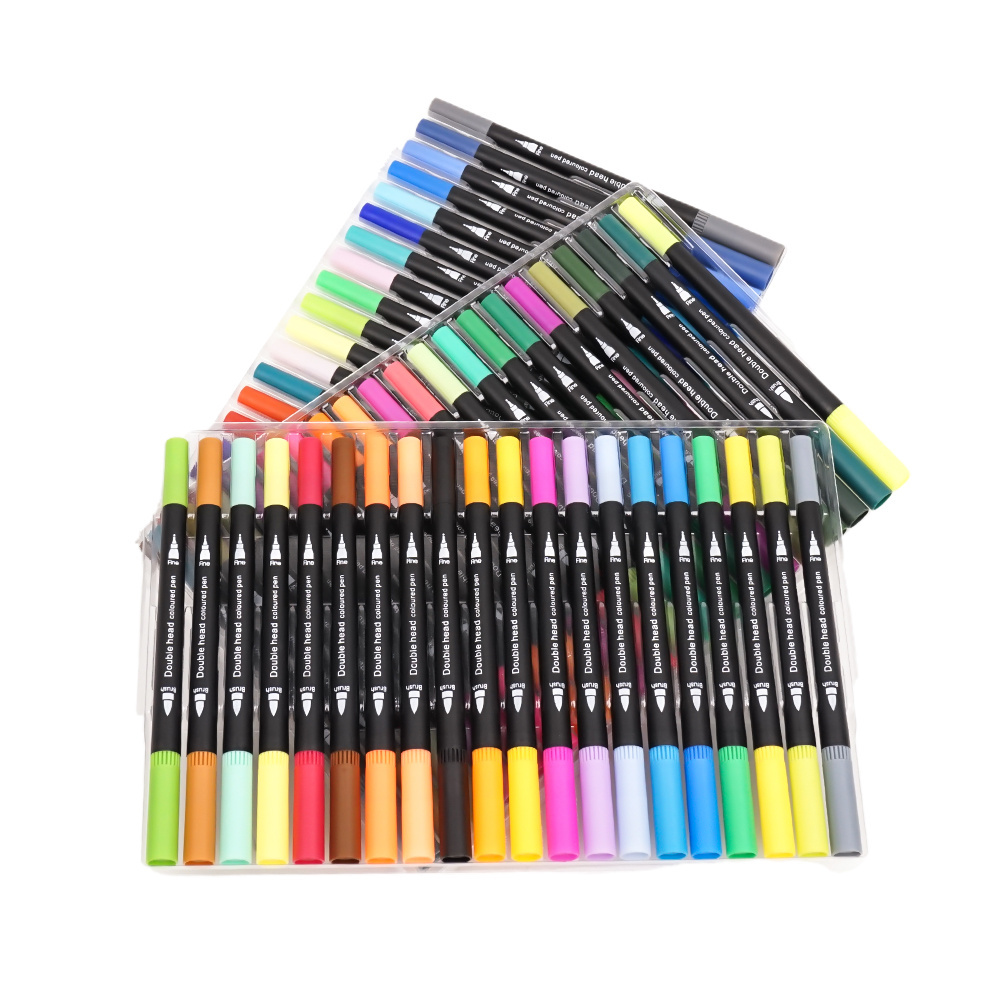 Children'S Drawing 60/80/168/204/262 Colors Colorful Paint Maker Pens Art Makers With Display Rack