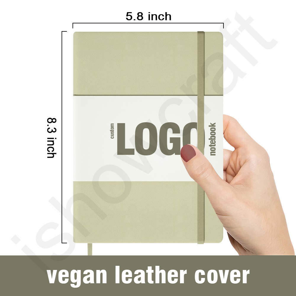 Ecofriendly Private Label Cute Journal A4 Notebook Pu Leather Pastel Colored Daily Planner