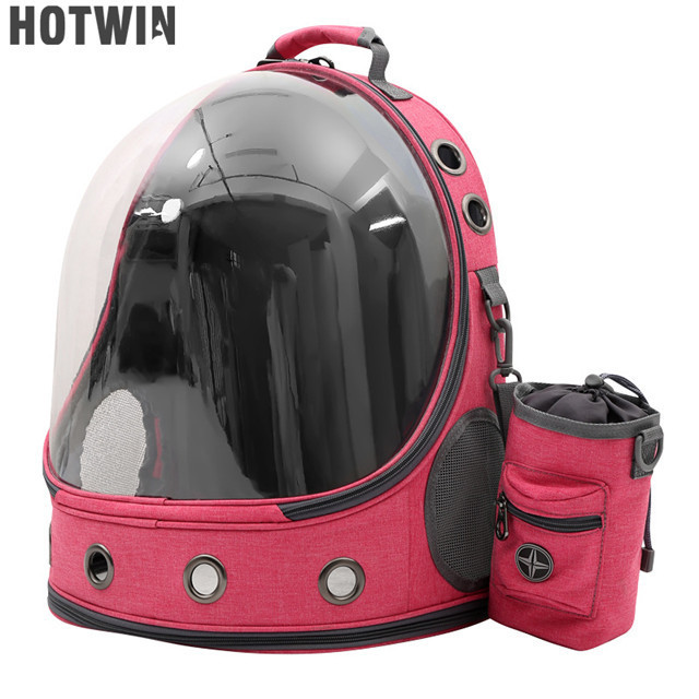 Fashion New transparent Breathable large capacity Portable Travel Pet carrier fibc bag backpack