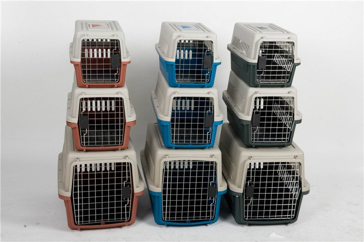 New Pet products Carrier airline transport box flight Carrier Travel Box transportation Cages crate kennel