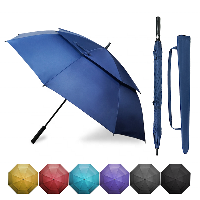 Mini Automatic Kids Golf Car Outdoor Custom Folding Umbrella With Logo