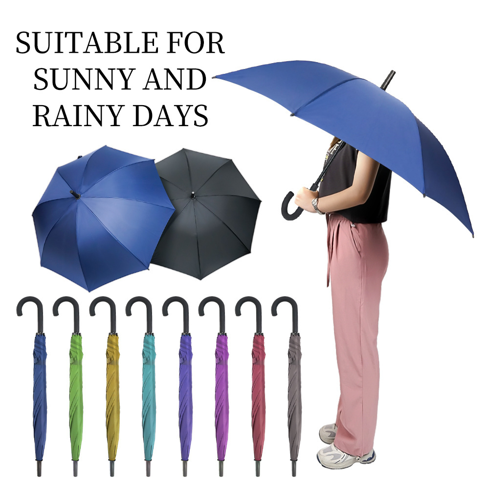 Wholesale Automatic Promotion Extra Large Factory Large Straight Umbrella Straight Umbrella With Your Logo