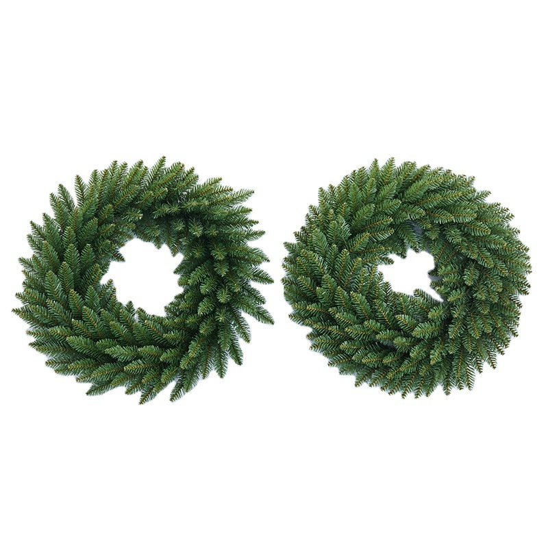 Christmas Wreath with Ribbon and Bells Wreaths Garland Ornaments Christmas Decorations