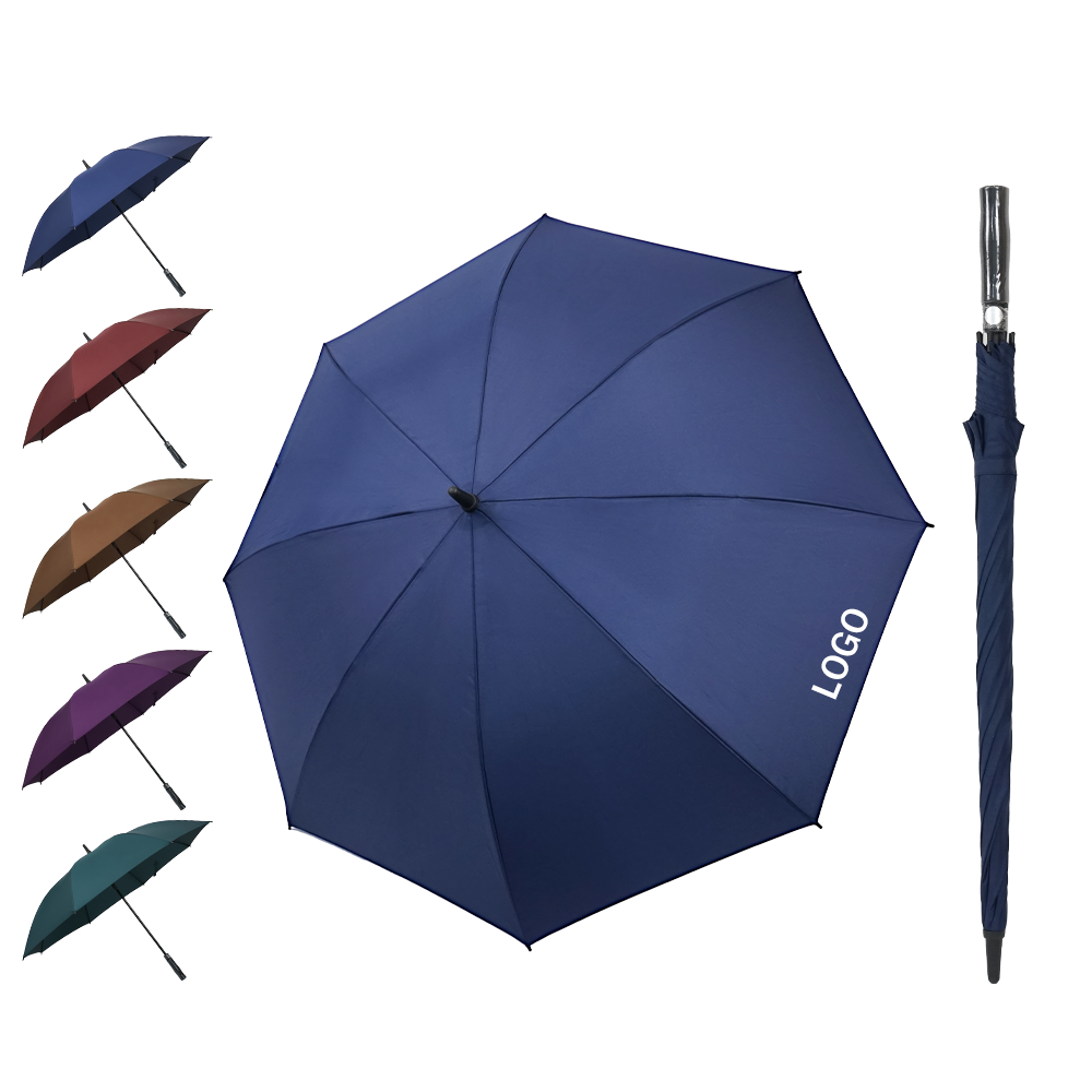 Customized Logo Branded Custom Promotional Luxury 30 Inch Supplier Straight Umbrella Straight Umbrella With Custom Logo