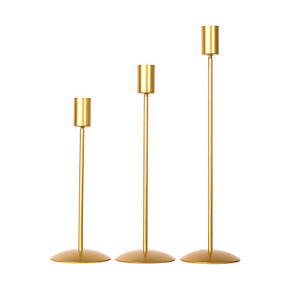 Table Nordic Modern Wedding Candlesticks Stand Metal Gold Luxury Candle Holder For Home Decor