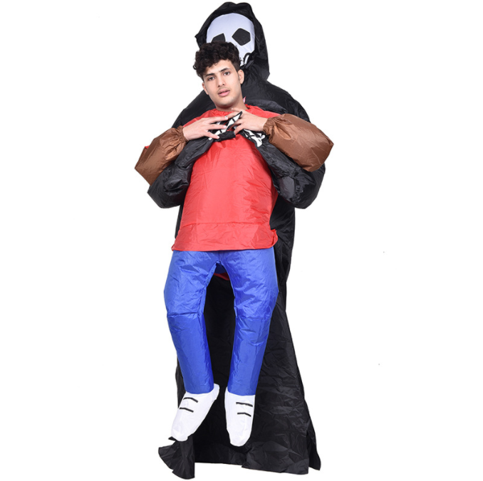 Halloween cartoon doll inflatable costume props scary ghost hugging inflatable suit