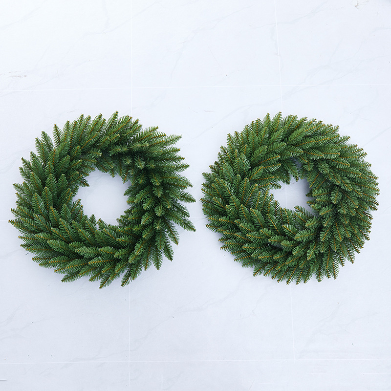 Christmas wreath Christmas decoration simulation wreath window door hanging