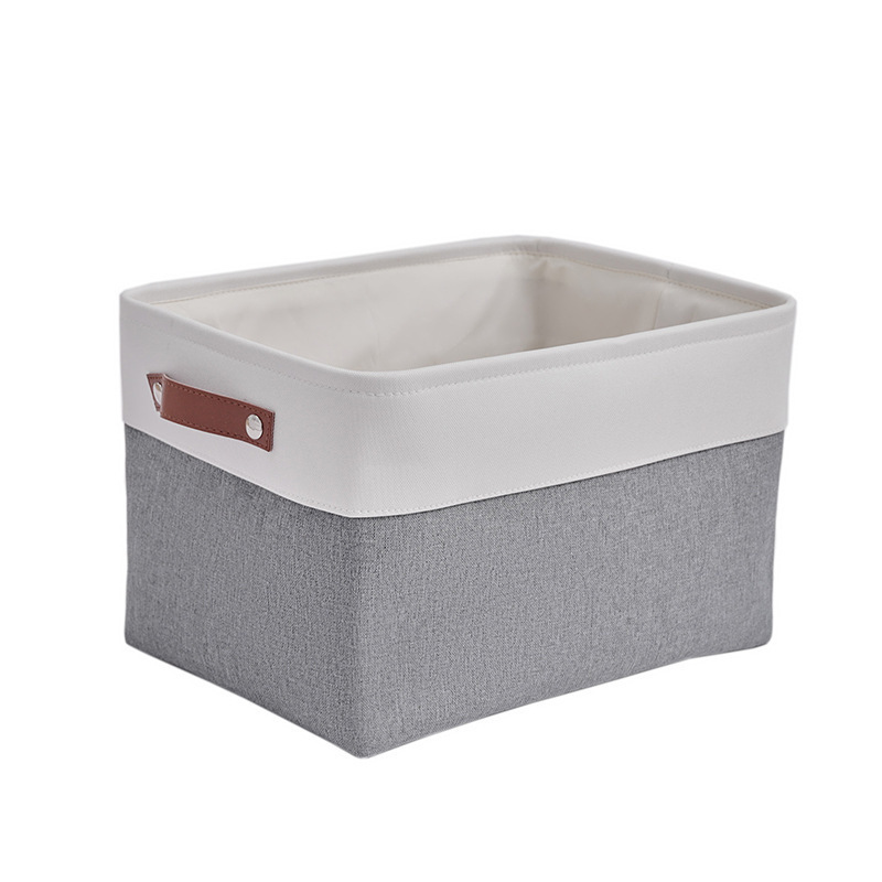 Hot sale home use fabric Closet Organizer Decorative Cube Storage Bins Foldable Storage Bin with handles for home