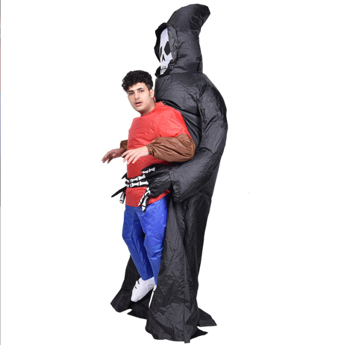 Halloween cartoon doll inflatable costume props scary ghost hugging inflatable suit