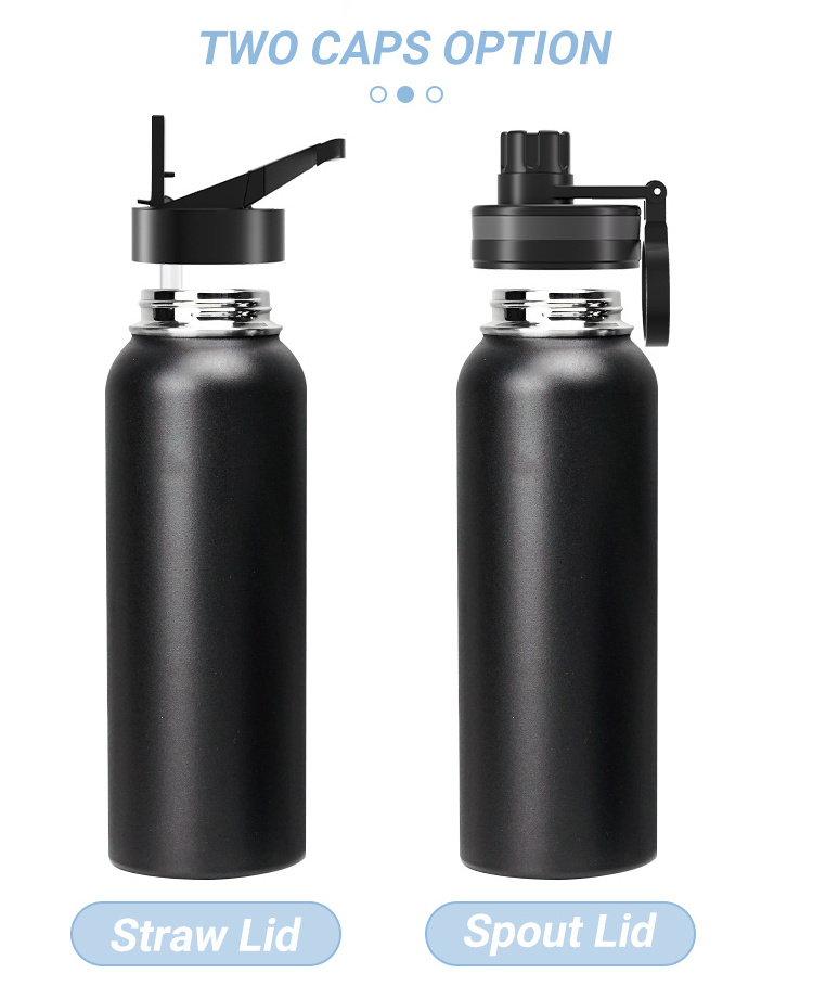 Custom BPA Free Double Wall Stainless Water Tumbler Vacuum Insulated Stainless Steel Water Bottle