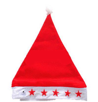 Fashionable plush dancing christmas santa hat