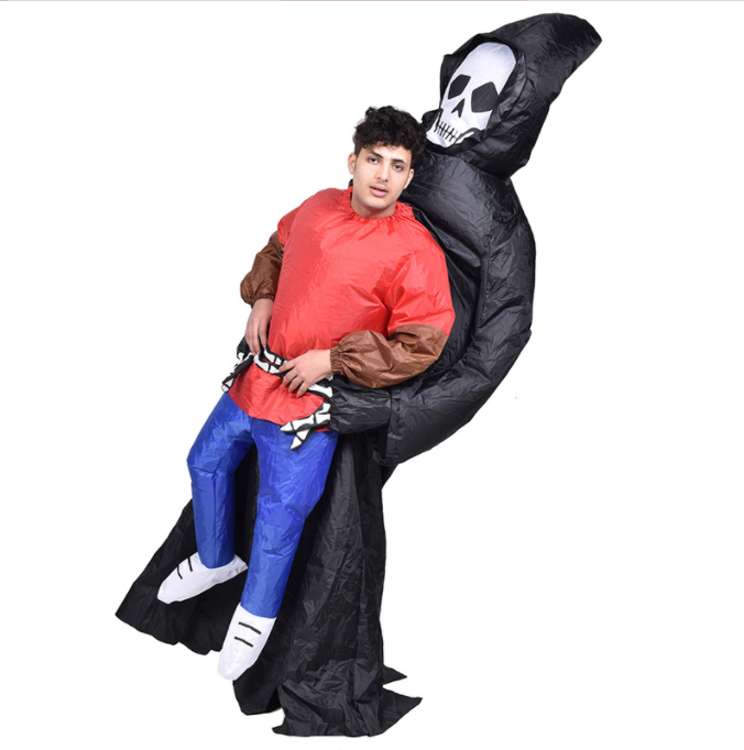 Halloween cartoon doll inflatable costume props scary ghost hugging inflatable suit