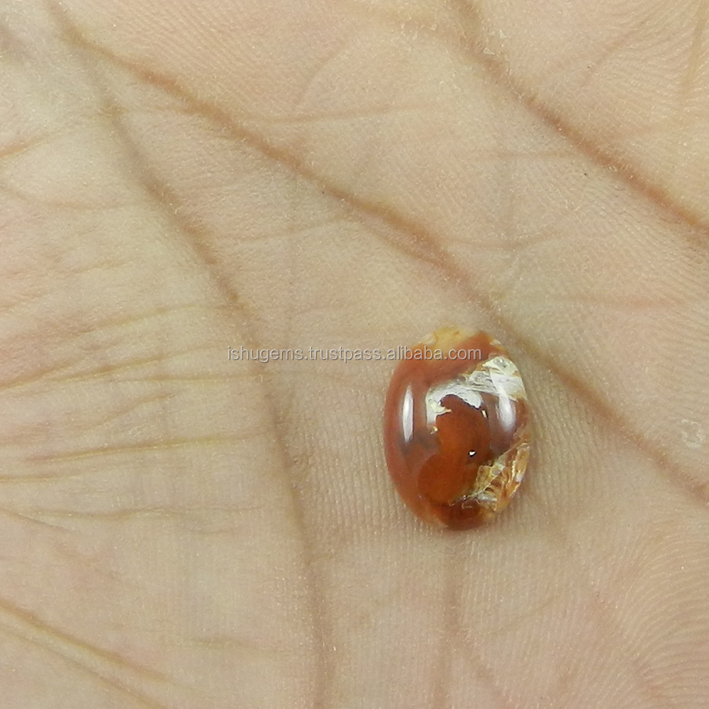 1.21 gms Honey Opal 9.5x13.5mm Oval Cabochon gemstone for Jewelry IG4135