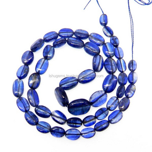 Beads For Jewelry Making - 16 inch Length Gemstone 10x8mm-7x5mm Oval Plain - Kynite Beads