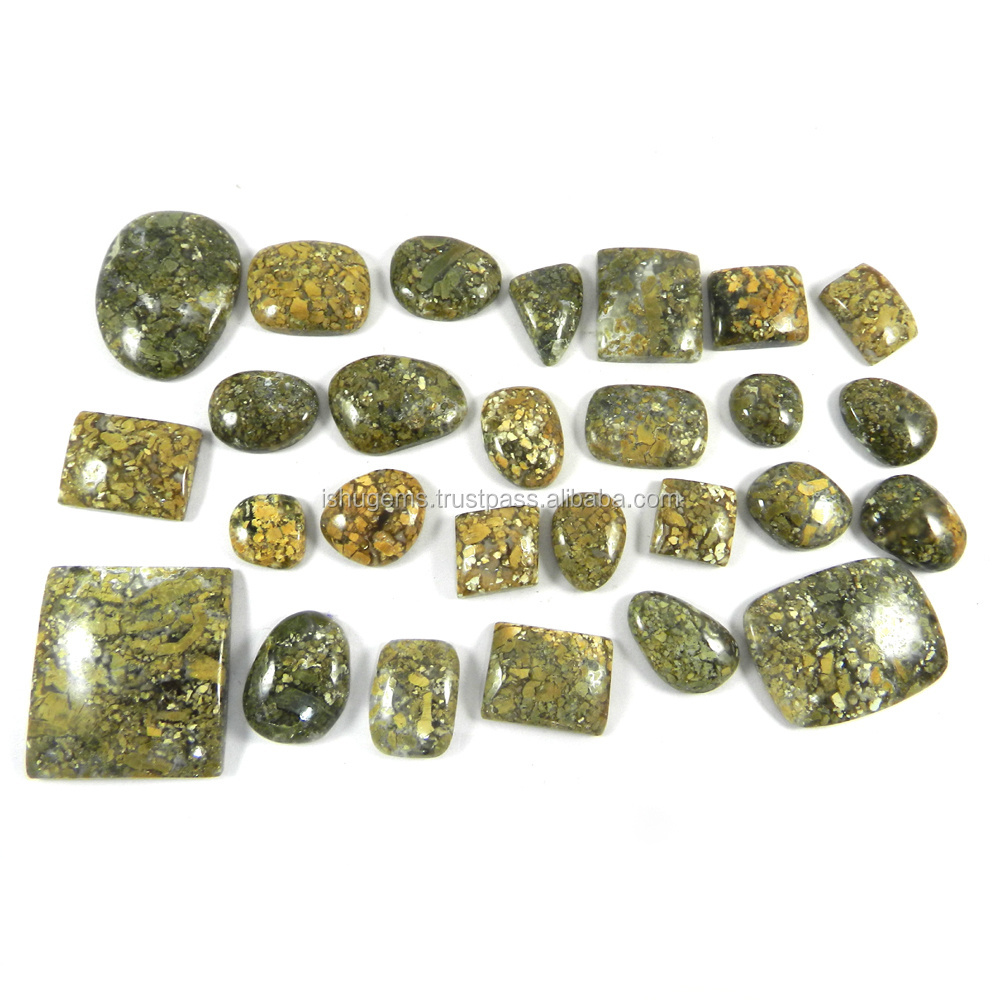 Best Quality ! 27 pcs Bracciated honey opal 100 gms Mix Cab, gemstone for jewellery IG1019