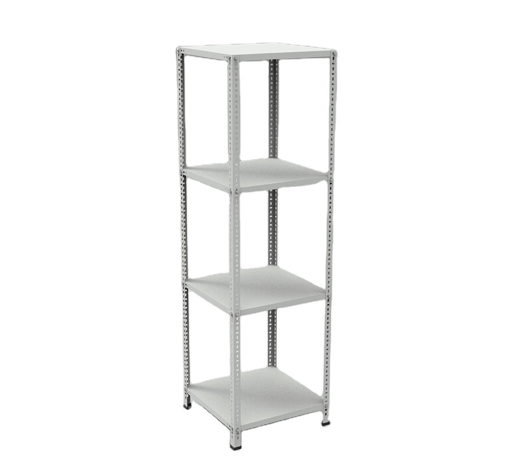 Warehouse Store Home Garage Stacking Boltless Metal Shelves 4 Tier Tiered Sheet Metal Storage Racks Rack H2000xW590xD590