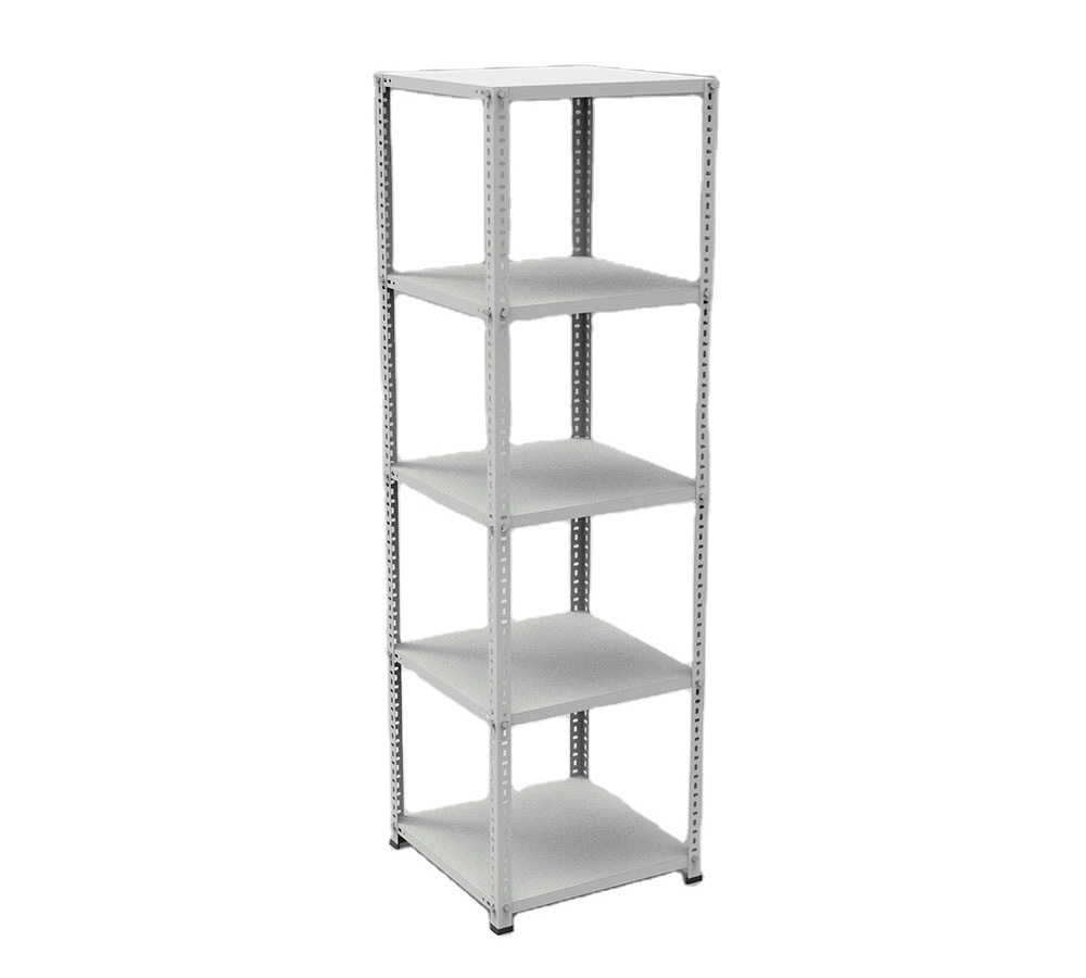 Warehouse Store Home Garage Stacking Boltless Metal Shelves 5 Tier Tiered Sheet Metal Storage Racks Rack H2000xW590xD590