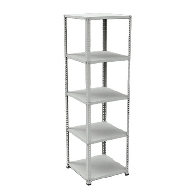 Warehouse Store Home Garage Stacking Boltless Metal Shelves 5 Tier Tiered Sheet Metal Storage Racks Rack H2000xW590xD590