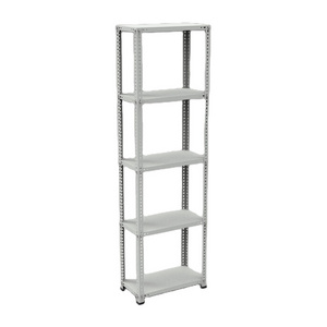 Warehouse Store Home Garage Stacking Boltless Metal Shelves 5 Tier Tiered Sheet Metal Storage Racks Rack H2000xW590xD310