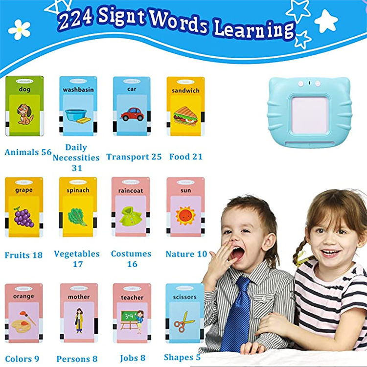 Big Baby Children Trading Custom Printing Black And White Medical Early Educational Learning Flash Cards