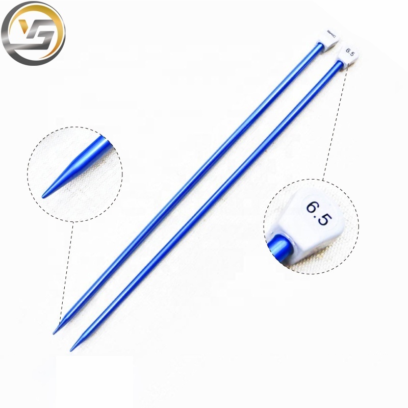 SKC 2.5-12mm Colorful Ergonomic Single Pointed Sweater Straight Needle Crochet Hook Knitting Needle Set