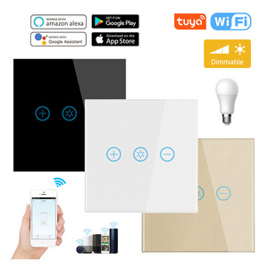 Hot sale home assistant remote control 220v dimmable led Tuya Zigbee WIFI smart light dimmer switch