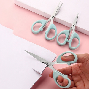 Stainless Steel Office Scissors 6.5'' Plastic Handle Craft Scissors For Cutting Paper