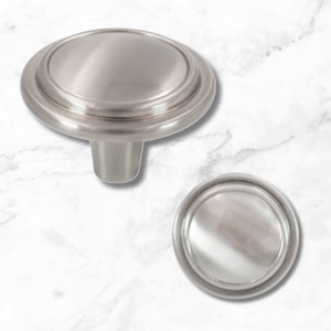 Satin Nickel Top Ring Cabinet Knob Cabinet Hardware Drawer Knob Fancy Dresser Knobs at Wholesale Prices from US Stock