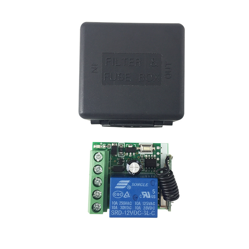 RF Transmitter 433 Mhz Remote Controls with Wireless Remote Control Switch DC 12V 1CH relay Receiver Module