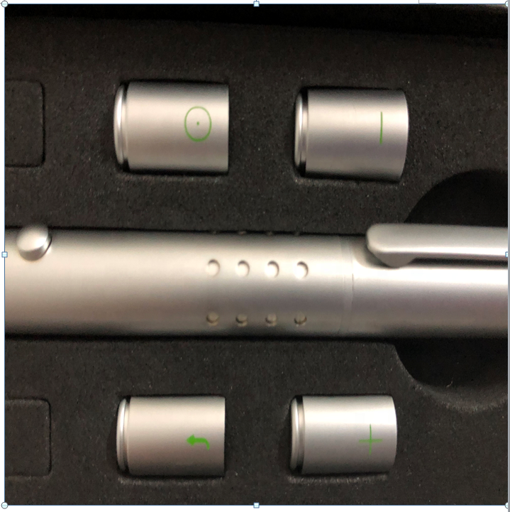 PEN type PPT Green laser pointer 5 patterns in one  laser class II<1mw  532nm for power pointer presentation