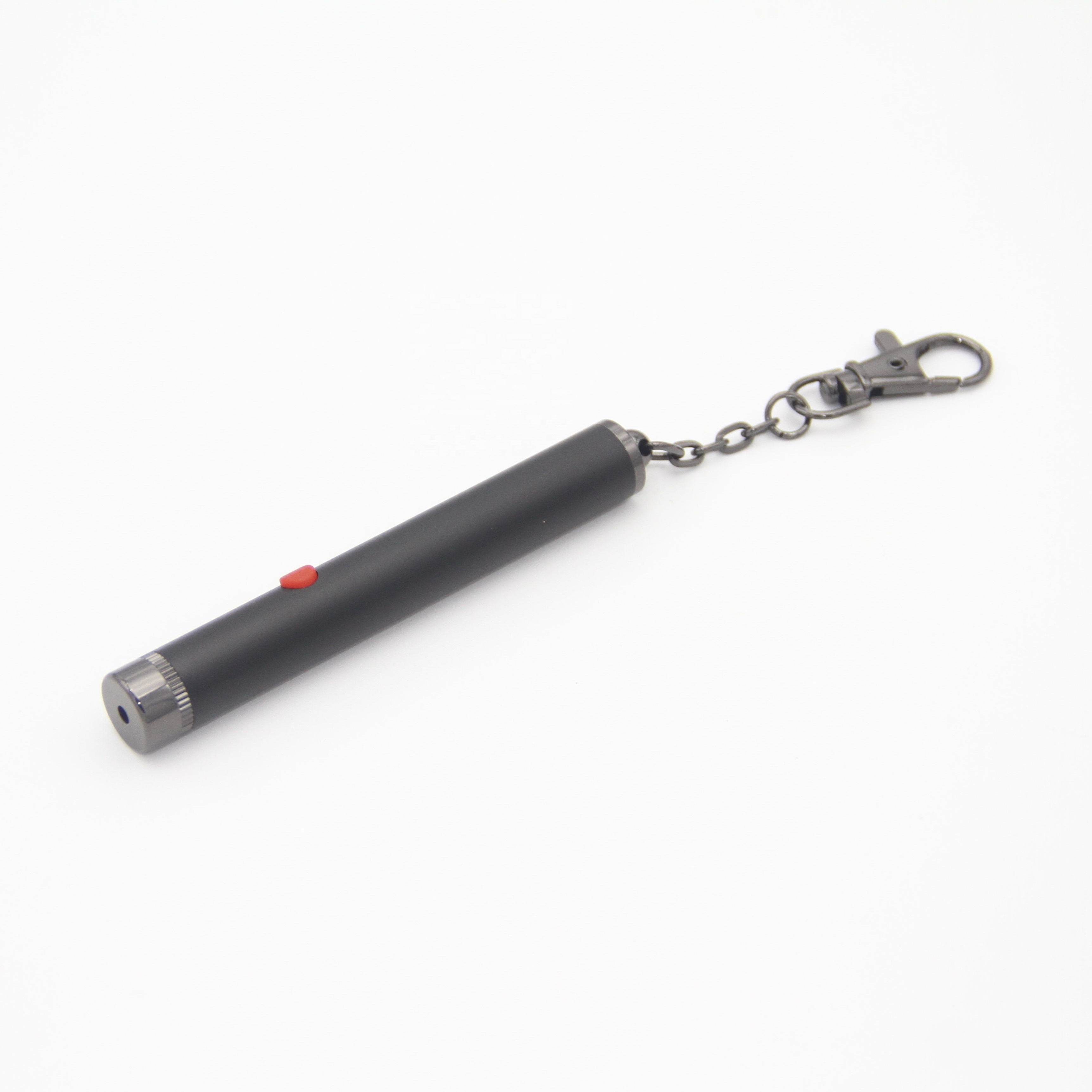 high quality single dot red laser pointer 635nm    with keychain for teaching/meeting/tour-guiding