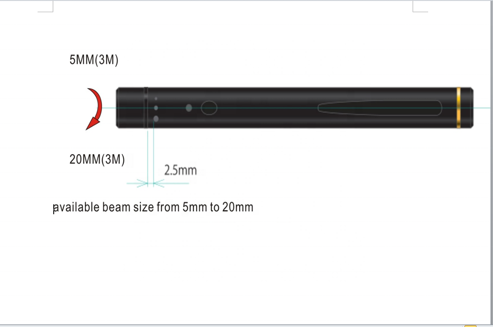 Zooming Green laser pointer  beam focus adjustable for presentation/lecture/teaching/tour-guiding