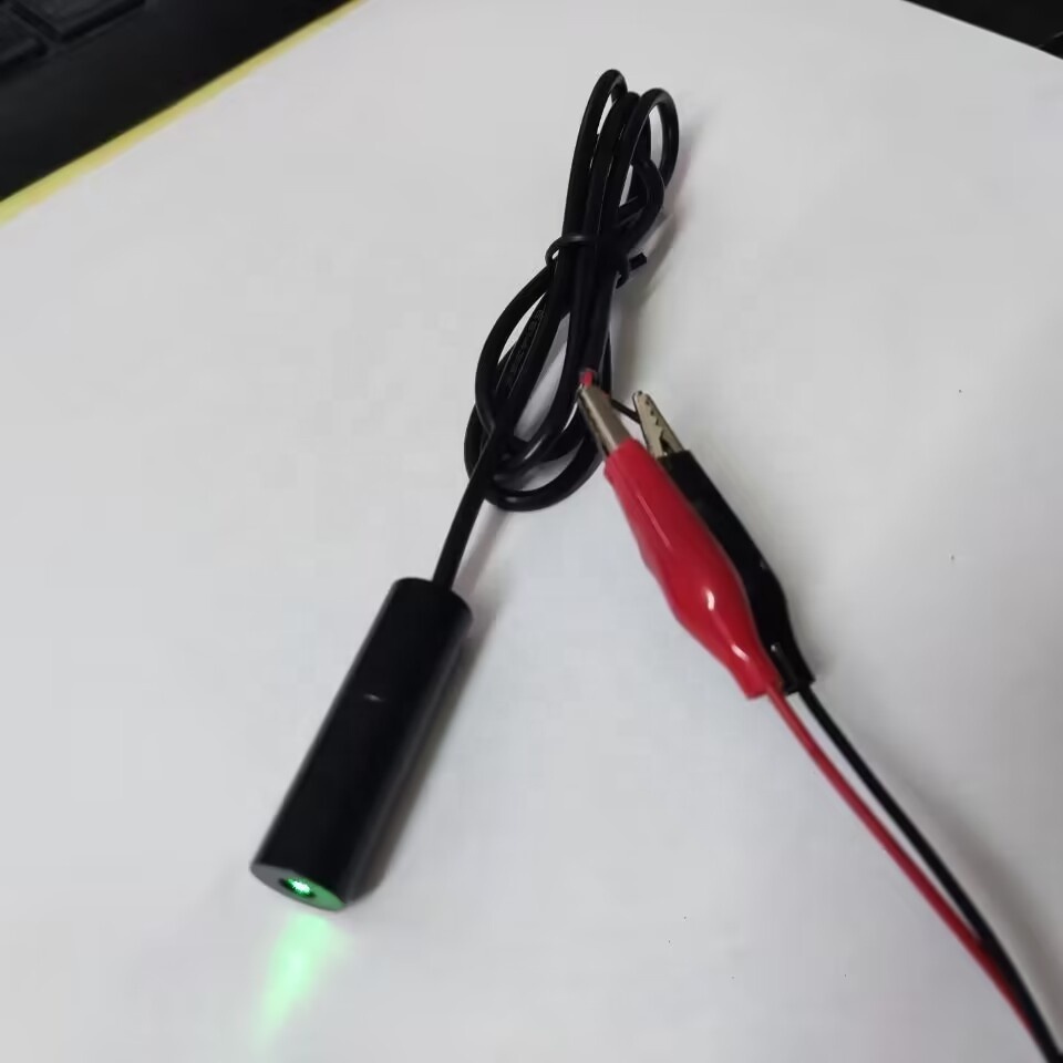 Green laser Line 12x40mm fan angle 60 degree laser diode module 520nm 5mw focus beam adjustable