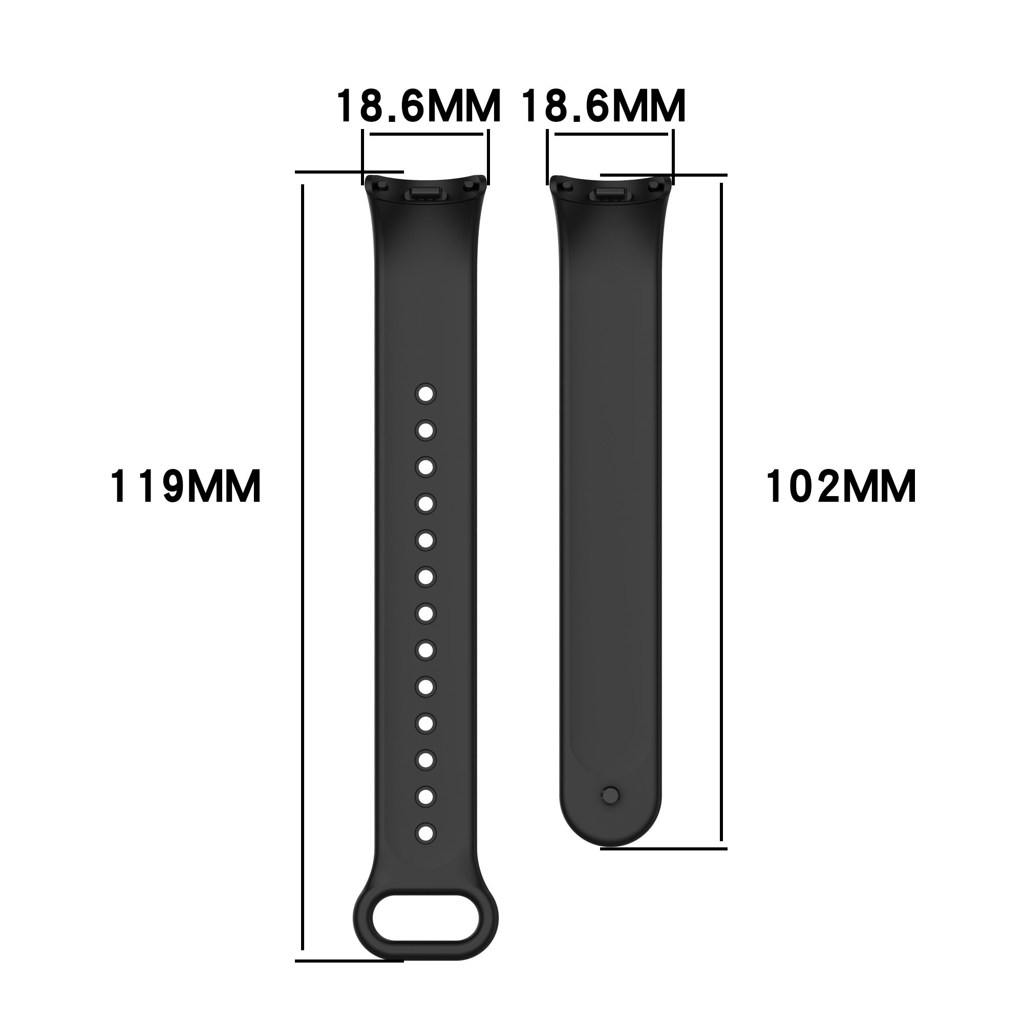 2023 new arrivals Watch Band Strap For Xiaomi 8 Sport Rubber Silicone Smart Watch Bracelet Mi Band 8 Strap