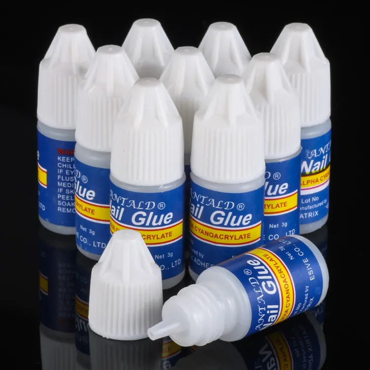 Good Quality nail art glue for nail tip waterproof false nail extension glue sticker rhinestone