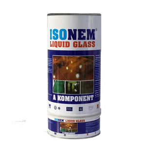 ISONEM LIQUID GLASS, TRANSPARENT GLOSSY OR MATT FINISH, EXCELLENT ADHESION AND PENETRATION, MADE IN TURKEY