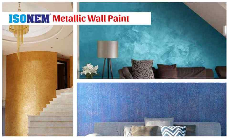 ISONEM METALLIC WALL PAINT, Decorative Special Metallic Effect Glitter Interior & Exterior Wall Paint, MANUFACTURER FROM TURKEY