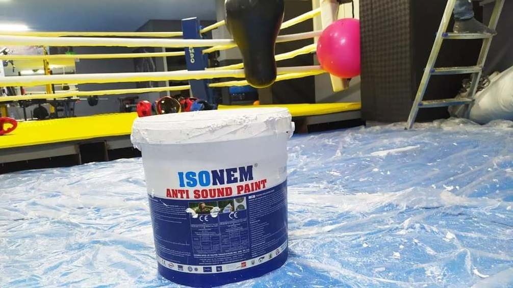 ISONEM SOUND INSULATION PAINT SOUNDPROOF WATERBASED EASY TO APPLY LIQUID APPLIED COATING MADE IN TURKEY