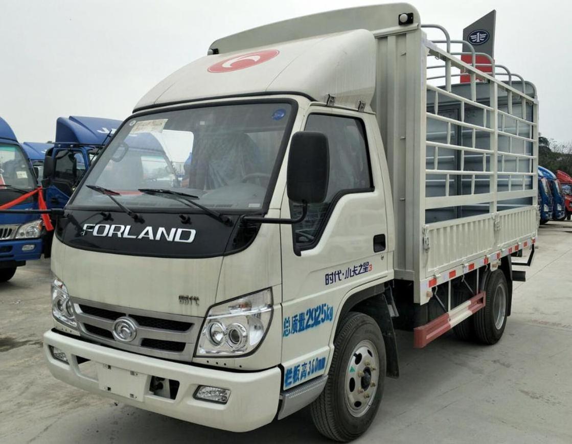 3 tons 4x4 4x2 drive Forland small fence truck tent truck for cargo transport in Kazakhstan Kyrgyzstan