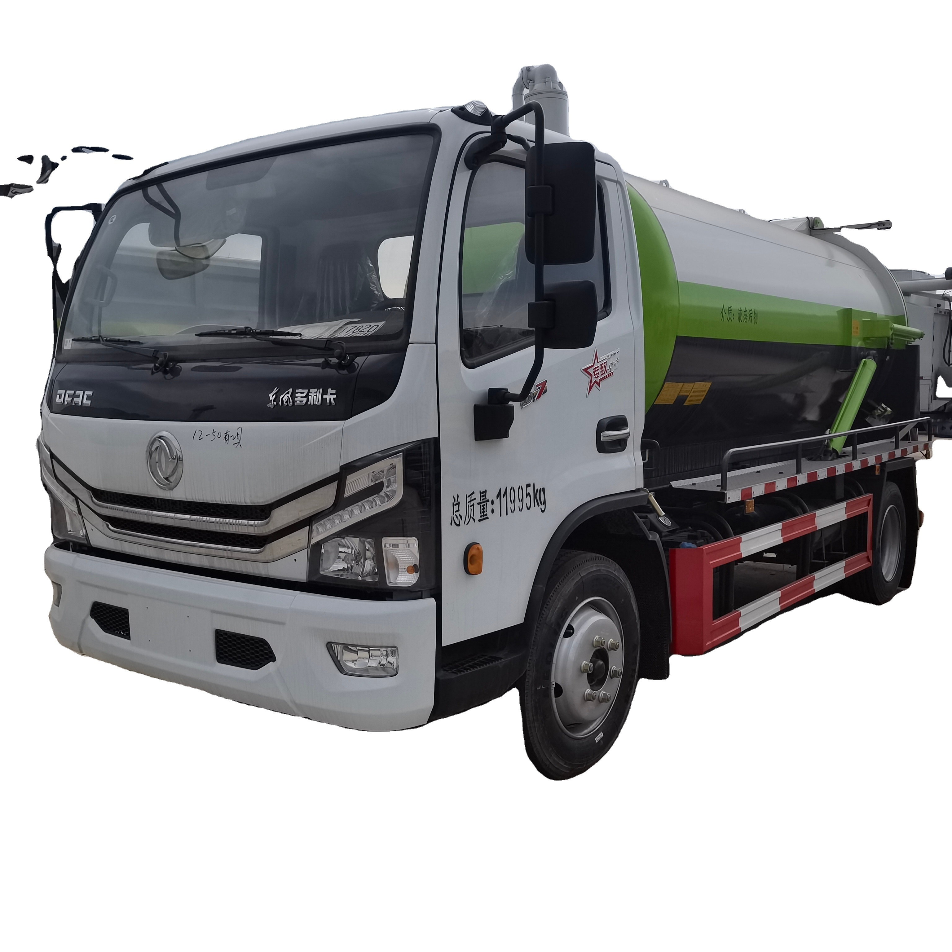 1500 Liters Septic Tank suction Truck Used For Sewage Collection Transport Good Price