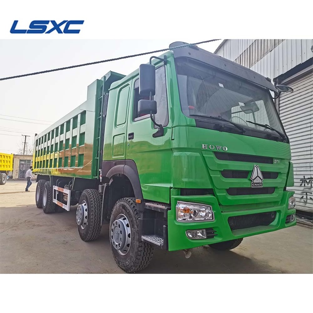 8x4 howo tipper truck 371 horse power dump truck used 12 wheels 50 tons truck for sale