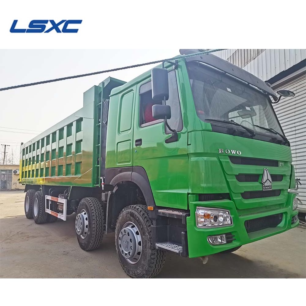 8x4 howo tipper truck 371 horse power dump truck used 12 wheels 50 tons truck for sale