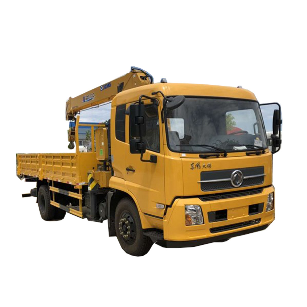 Portable lifting truck with straight arm crane lorry cargo truck mounted crane price